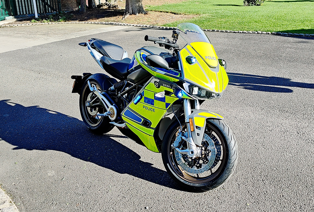 Police Electric Zero Motorcycles